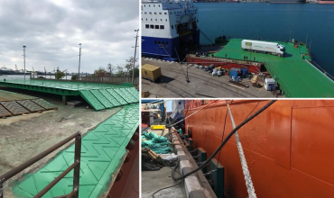 КRON, совместно  с партнерами, реконструировала понтон-причал в «Черноморском Рыбном Порту»